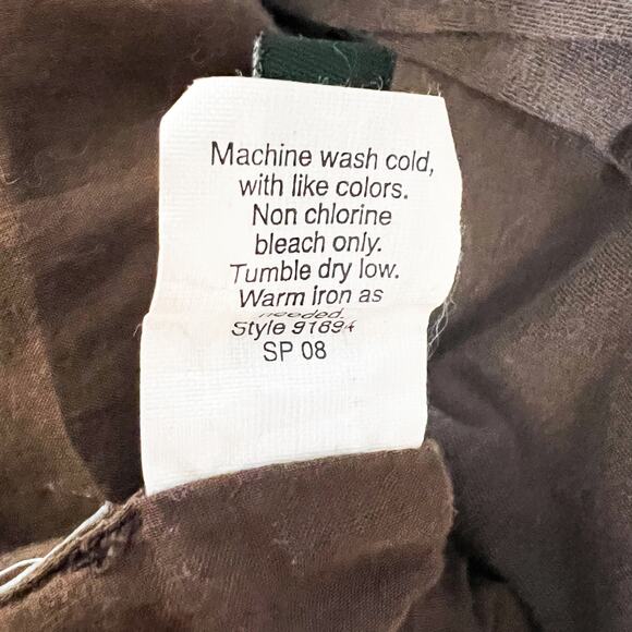 J. Crew Skirt Womens M Flowy A-Line Sheer Fold Over Brown Casual Minimalist Boho - Picture 6 of 6